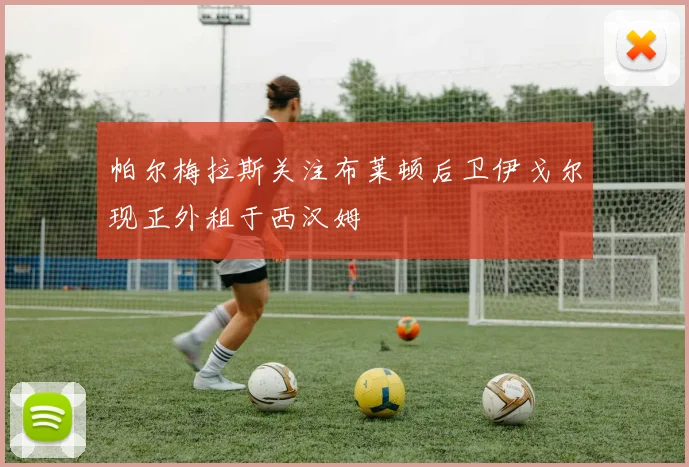 帕尔梅拉斯关注布莱顿后卫伊戈尔现正外租于西汉姆