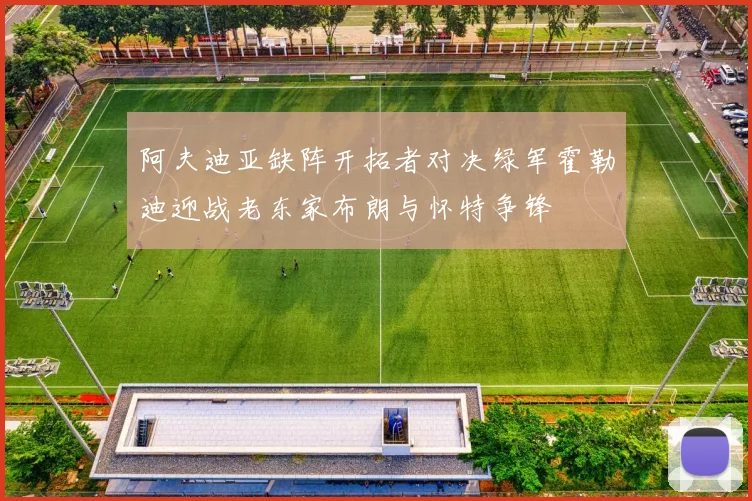 阿夫迪亚缺阵开拓者对决绿军霍勒迪迎战老东家布朗与怀特争锋